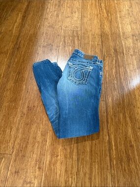 Big Star Women's Skinny Jeans in Medium Blue